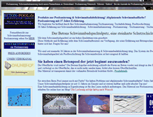 Tablet Screenshot of beton-pool.de